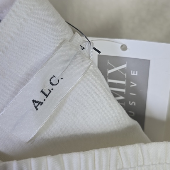 A.L.C. White Crop Bustier Top Sweetheart Linen Blend Neckline Size 4 NwT. - Picture 6 of 8